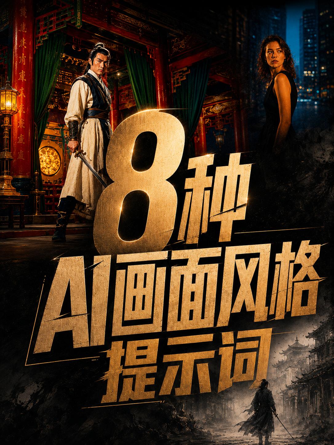 8种AI画面风格提示词