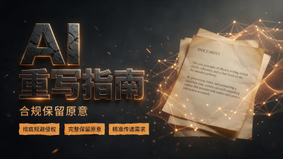 如果你想抄袭别人的文章，想对原文改写，Ai提示词如何写